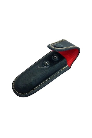 Hakiki Deri Çakı Kılıfı No:3 - 13 Cm, Kemerlikli