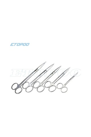 Kavisli-paslanmaz Çelik Oftalmik Aletler 10 12,5 14 16 18 20 Cm Mikro Makas Spekulum Cımbız