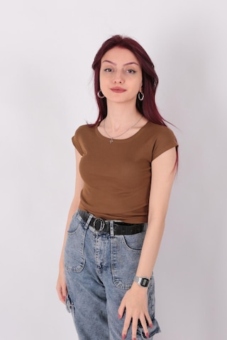 Busem S0015601 Kadın Bluz Koyu Hardal
