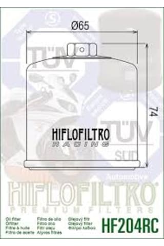 Yamaha Mt07 Performans Yağ Filtresi Hıflo Hf 204 Rc