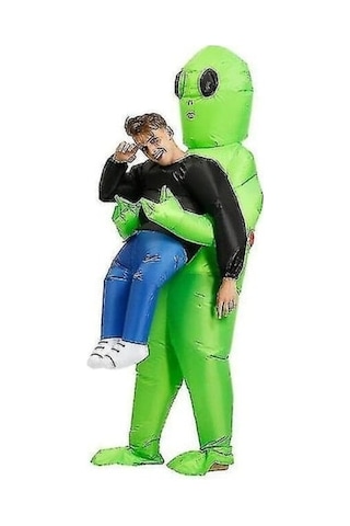 Uzaylı Şişme Takım Elbise Komik Cadılar Bayramı Kostümü