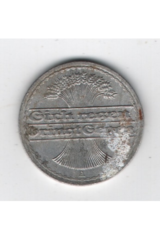 Almanya Weimar Cumhuriyeti 50 Pfennig 1920-a Mp2092