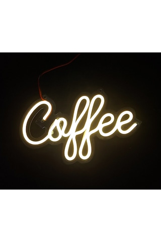 Coffee Neon Yazı - Neon Coffee Yazısı Led Neon