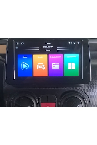 Fıat Fıorıno 9" Uyumlu Androıd Multimedya Gerçek 2/32 Kablosuz Carplay Geri Görüş Kameralı 9"