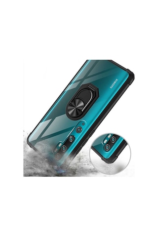 Xiaomi Mi Note 10 Lite Kilif Seffaf Sararmaz Yüzüklü Mola Kapak 406652978