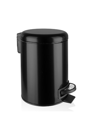 Elit Siyah Çöp Kovası - Yavaş Kapanır 3 L Siyah