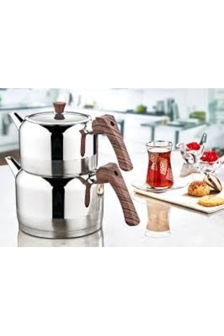 Evimsaray Çaydanlık Takımı Doğa Aile Boy Gri