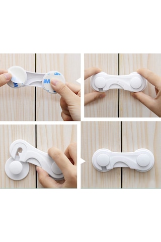 Portakal Safety Dolap Kapağı Kilidi Çok Renkli