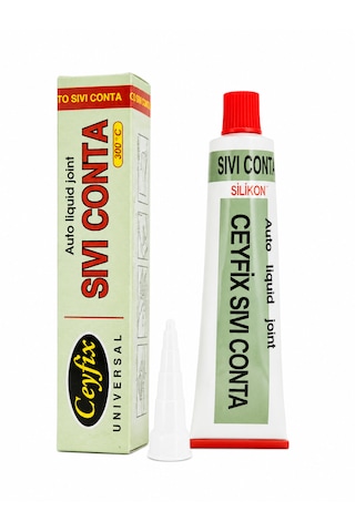 Ceyfix Sıvı Conta 50g Yüksek Isı Dayanımlı Silikon Sızdırmazlık Contası 300 C