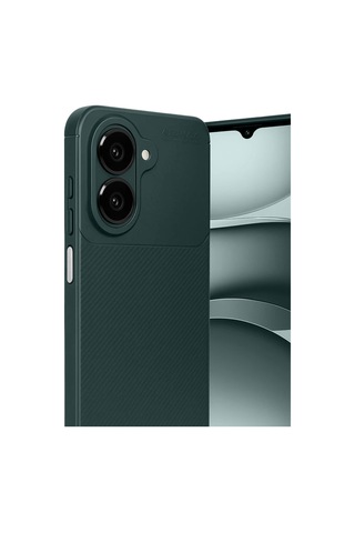 Samsung Galaxy Uyumlu A07 4g Auto Focus Karbon Kapak - Koyu Yeşil Renk