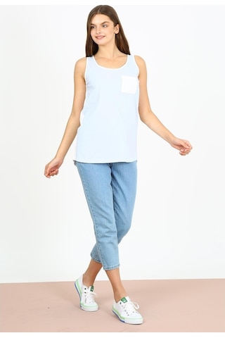 Alexandergardı Cep Detaylı Çizgili Bluz (B21-32201)