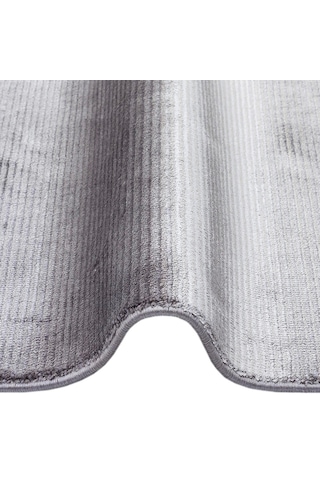 Hoom Rugs Como Nap 01 Antrasit Viskon & Floş Sık Dokuma Modern Salon Halısı Antrasit