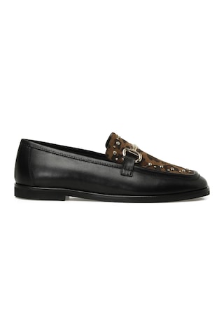 Nine West Umpay5 5pr Leopar Kadın Loafer 000000000102037948 Kahverengi
