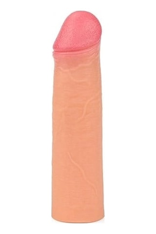 Zaga Oyun Nature Extender 5.5 CM Dolgulu Premium Ten Rengi Silikon Penis Kılıfı