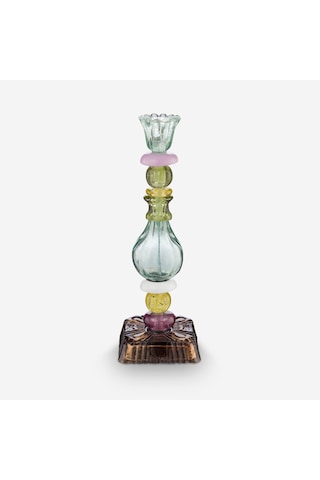 Pip Studio Yeşil Cam Şamdan 28 Cm