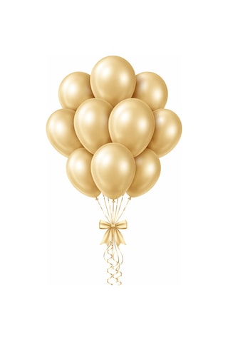 Beysüs Gold Krom Balon 7 Adet 12inç Standart