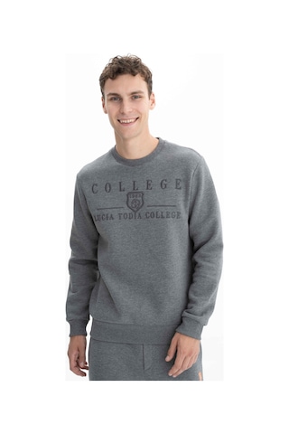 AR-MA Arma Erkek Baskılı 3 İplik Şardonlu Regular Fit Bisiklet Yaka Sweatshirt 001