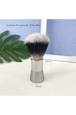 Dianziye Erkek Tıraş Fırçası - Yeşil Nylon Yumuşak Tüyler - Köpük Dağıtıcı - Siyah Renk