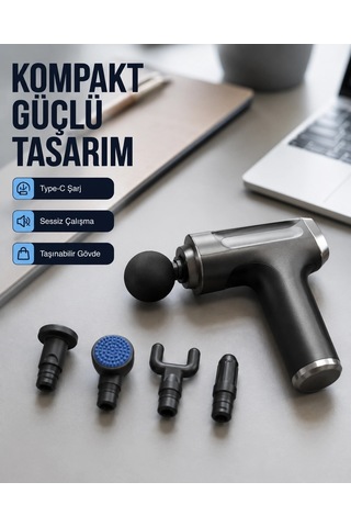 Kas Yorgunluğu Vücut Masaj Tabancası Yeni Nesil Çok Renkli