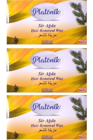 Platonik Naturel Sarı Kalıp Sir Ağda 400 G x 3