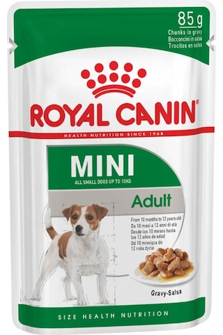 Royal Canin Mini Adult Soslu Konserve Küçük Irk Yetişkin Köpek Maması 12 x 85 G