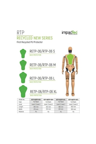 ImpacTec İmpactec Retp-06 Motosiklet Sırt Koruma