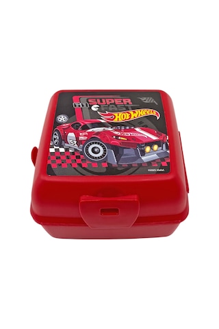 Siyah - Kırmızı Beslenme Kabı 3455-hot Wheels Beslenme Kutusu Çok Renkli