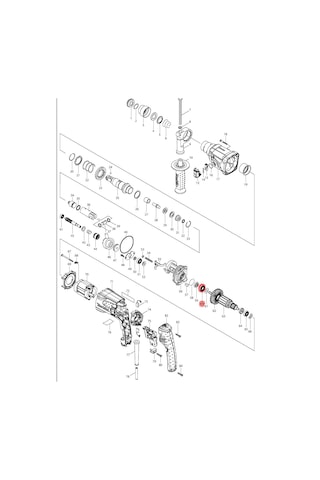 Makita HR2460 Rulman 6000 Ürün Kodu 210059-1