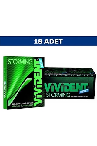 Vivident Storming Nane Aromalı Sakız 18 x 33 G