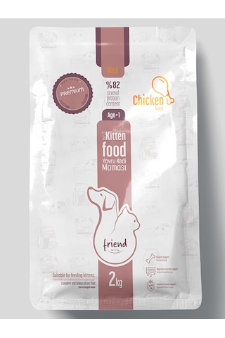 Friend Pet Gold Tavuklu Yavru Kedi Maması 2 KG