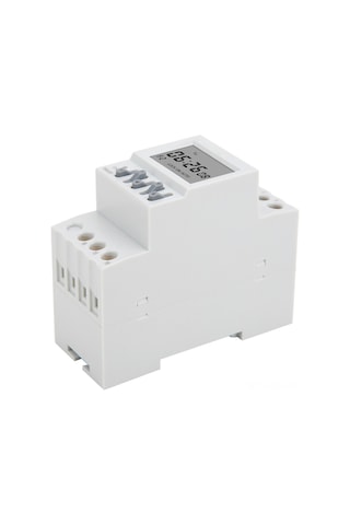 Gajeena Ac220v Din Raylı Montajlı Zamanlayıcı Anahtar, 2 Kanal, 1.6 İnç Ekran, 7 Grup Zaman Ayarı, Sokak Lambaları/fabrikalar İçin Akıllı Kontrol