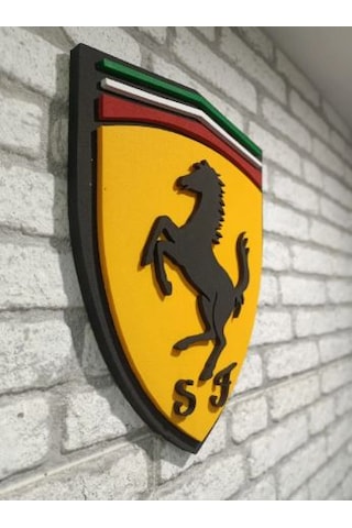 Ferrari Logo 50x50 Ferrari Araç Logo Ferrari Marka Logo Ferrari 3d Logo 50 x 50