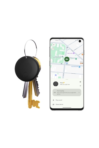 Symbee F08 Android Cihazlar İçin Bluetooth Takipçi - Google Onaylı Anahtar/valiz/esya Bulucu, "cihazı Bul" Uygulamasıyla Uyumlu, Siyah 1 Adet