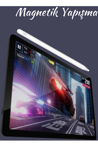 Honor Pad X9 Uyumlu Eğime Göre Çizgi Kalınlığı Değişen Şarjlı Dokunmatik Ekran Kalemi Stylus Pen