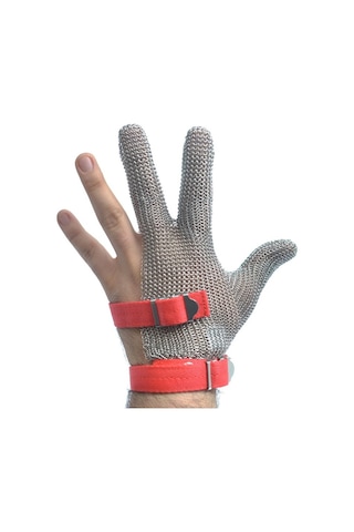 Koruyucu Çelik Eldiven 3 Parmak Medium / Bmglv-02m