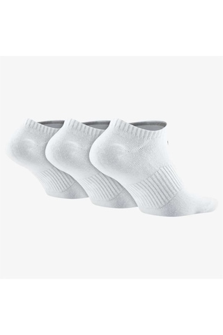 Nike Performance Lightweight No Show 3'lü Pamuklu Soket Çorap Beyaz