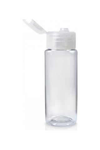20ml Şeffaf Plastik Şişe+fliptop Kapak,dezenfektan Şişesi,açmalı Kapak,boş Şişe,50 Adet
