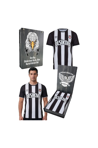Beşiktaş Lisanslı Nostaji Forma Uv Kutu Siyah