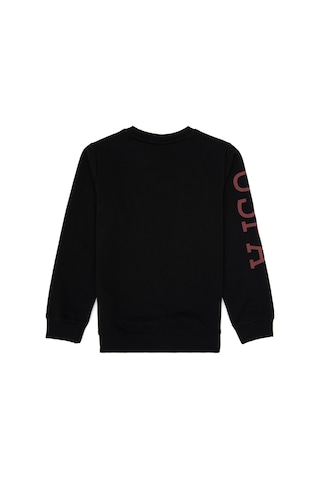 U.S. Polo Assn. Erkek Çocuk Siyah Basic Bisiklet Yaka Sweatshirt 50313831-VR046