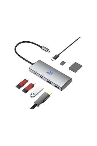 Dsp02-017 Apollobell 7-in-1 Usb-c Hub