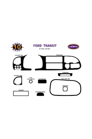 Ford Transit Konsol/Maun Kaplama 1994-1997 10.Prç (521796969)