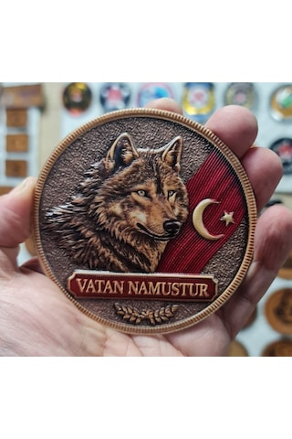 Bozkurt 3 Boyut Vatan Namustur - Arma - Tpu Patch Karışık/çok Renkli Çok Renkli