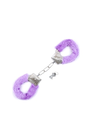 Zaga Oyun Peluşlu Metal Fantezi Kelepçe Mor Çok Renkli