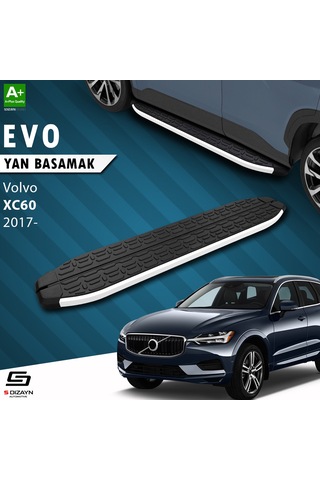 S-dizayn Volvo Xc60 2 Evo Aluminyum Yan Basamak 193 Cm 2017 Üzeri