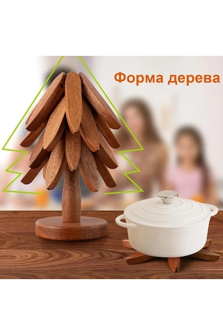 Ximistore9 Abs Plastik Çay Poşeti Tutucu, Döner Fonksiyonlu, 10 Cm Çap, 3 Kişilik, Festivite Desenli, Mutfak/dining Aksesuarı