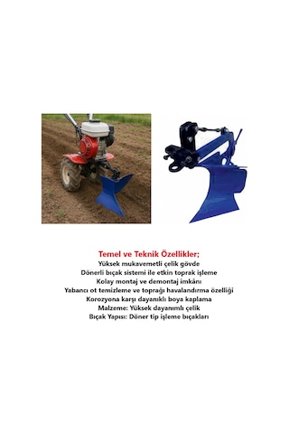 Çapa Makinesi Dönerli Pulluk Tarımgaraj - Küçük Ayna