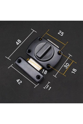 Homyl Ev Otel Boyutu Için Paslanmaz Çelik Kapı Beden-s- Siyah