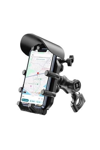 Bix Bph05 Güneşlik Başlıklı Motosiklet Bisiklet Telefon Tutucu
