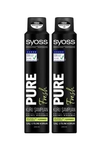 Syoss Pure Fresh Style Extender Kuru Şampuan 2 x 200 ML