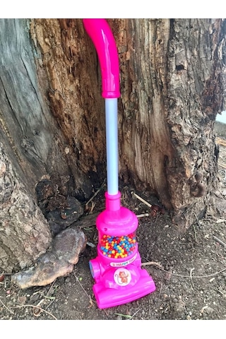 Oyuncak Dikey Süpürge Pembe